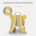 thumbnail image 4 of Sunveno Kid's Backpack, Toddler Backpack for Kids 2-6 Years Carton Design, Yellow, 4 of 7