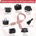 thumbnail image 3 of Baohd Sangle de Sac à Main Extensible et Résistant à l'Usure pour Pas de Fil en Vrac Bandoulière Rose, 3 of 6
