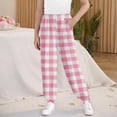 thumbnail image 1 of Cowsor Girls Graphic Print Sweatpants Athletic Drawstring Joggers Cute Track Pants with Pockets for Kids, 1 of 6
