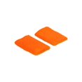 thumbnail image 2 of Terry Cloth 2 Pair ( 4 pieces ) Wristbands, Long Orange, 2 of 2