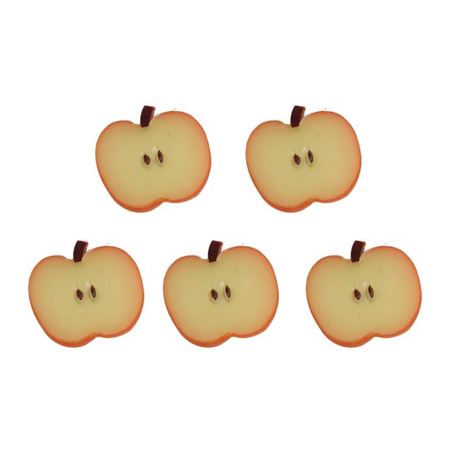 Wweixi 5pack/lot Long-lasting PVC Fruit Slice Model For Store Samples Mall Emissions Watermelon Slices 22