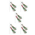thumbnail image 1 of Baohd 2piece Holiday Windsocks Flag Easy Hanging And Wide Application Christmas Windsock Flag 5Set, 1 of 6