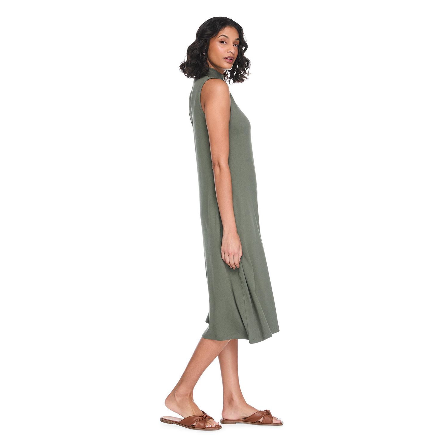 Robe débardeur coupe longue George pour femmes