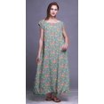 thumbnail image 3 of Bimba Chemise de Nuit Imprimée pour Femmes Vêtements de Nuit Robe de Soins Infirmiers en Rayonne, 3 of 4