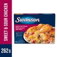 thumbnail image 1 of Swanson Sweet & Sour Chicken Frozen Dinner, Breaded Chicken Croquettes with Sweet and Sour Sauce on Rice, Sweet & Sour Chicken Frozen Meal, 262g, 1 of 7