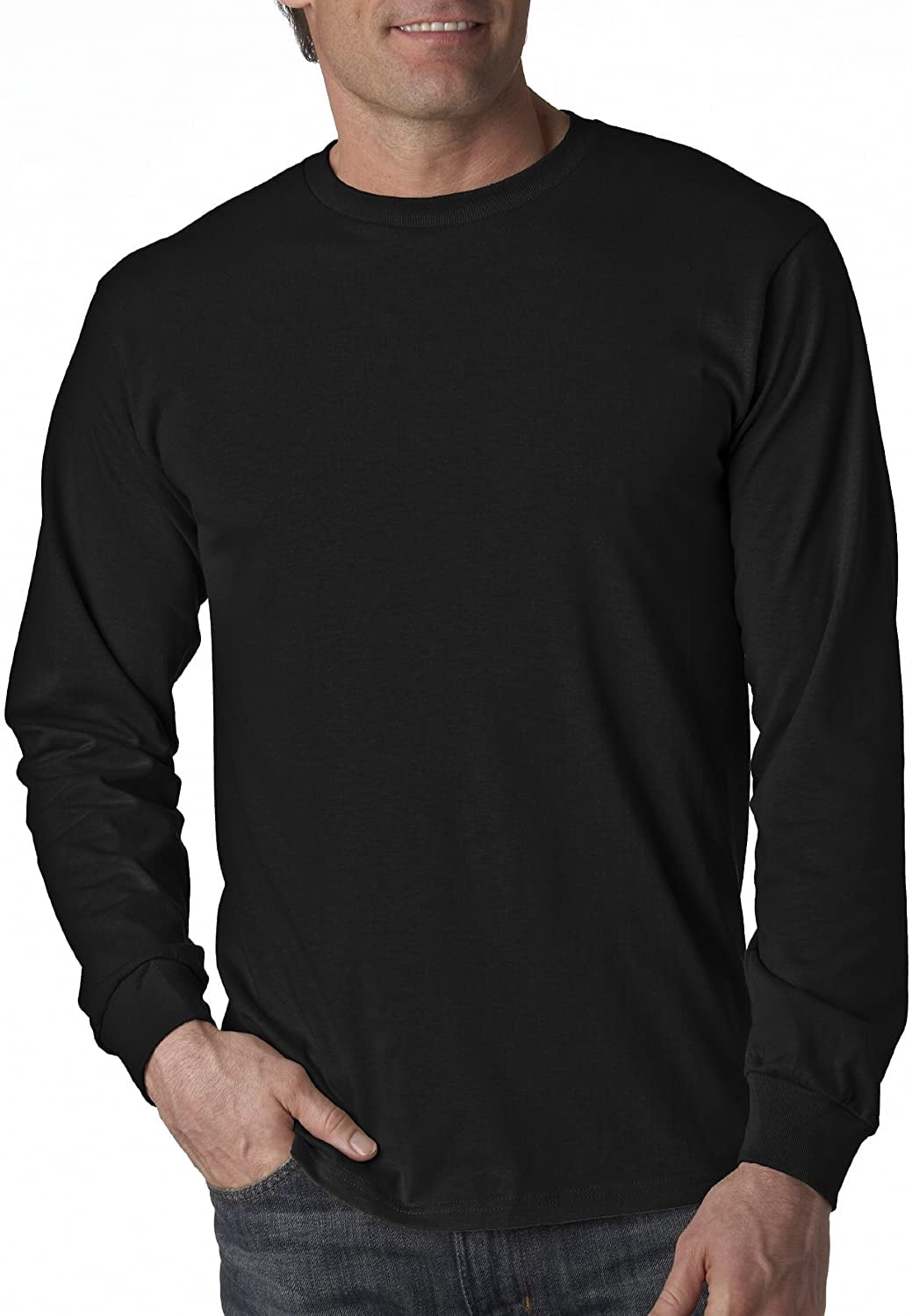 Men's Long Sleeve Cotton T-Shirt