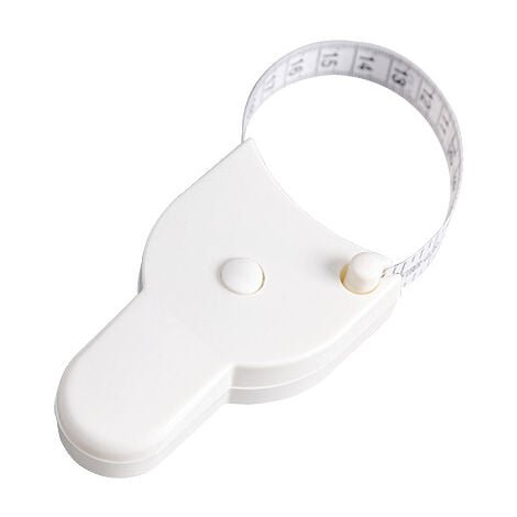 EcoNesxp 1 Inch Body Tape Measure Set White Includes Locking Pin and Button Fabric Tape Measure