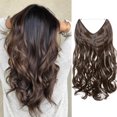 thumbnail image 1 of Invisible Wire in Hair Extensions Hairpieces Synthetic hair, 1 of 4