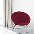 thumbnail image 4 of Langgg Easy To Chair For Folding Fits Slipcover For Easy And Slipcover Easy To Clean In Various Colors Chair Fits black wine red, 4 of 9