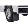 thumbnail image 1 of ACCESS Covers Mud Flap E200004109 Rockstar; Universal; 10 Inch Length x 24 Inch Width; Set of 2; Without Logo; Flat; Black; Composite Rubber; Screw On; For Dual Rear Wheels, 1 of 1