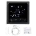 thumbnail image 2 of Electric Room Thermostat Smart Thermostat 16A for Underfloor Heating Temperature Controller 85-250V Wall Thermostat with LED Touch Screen, 2 of 6