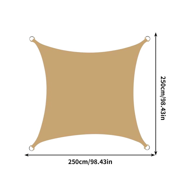 Ovzne Sun Protection Triangular Shade Garden Swimming Pool AntiUV Shade Cloth Tarpaulin On Clearance