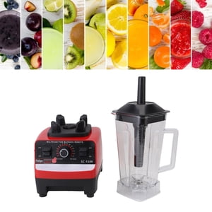 Mélangeur de concassage, puissant mélangeur amovible haute efficacité facile à nettoyer multifonctionnel avec 2 Coupes pour Shakes