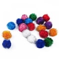 thumbnail image 4 of Cat Interactive Sound Paper Self-healing Color Bright Silk Glitter Toy Ball 50 Pcs A Pack, 4 of 8
