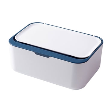 DPTALR Baby Wipes Dispenser, Wipe Holder With Lids Diaper Wipes Case For Bathroom Refillable Wipe Container With Sealing Design, Flushable Bathroom Storage Case Box