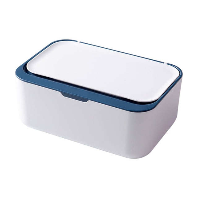 DPTALR Baby Wipes Dispenser, Wipe Holder With Lids Diaper Wipes Case For Bathroom Refillable Wipe Container With Sealing Design, Flushable Bathroom Storage Case Box