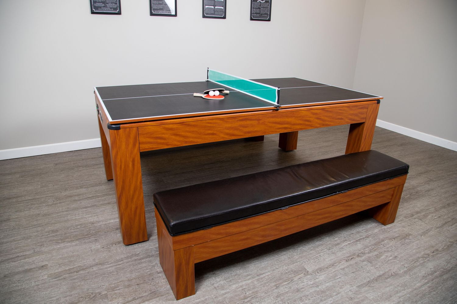 Table de hockey sur cousin d’air Sherwood de Hathaway de 7 pi avec bancs