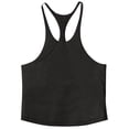 thumbnail image 4 of Lmnyox Men's Workout Tank Tops Cotton Sleeveless Stretchy Training Muscle Tee Quick Dry Athletic Shirts, 4 of 7