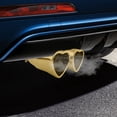 thumbnail image 4 of Car Heart Shaped Dual Exhaust Tip Stainless Steel Double Pipe for Enhanced Performance and Stylish Tail Upgrade, 4 of 5