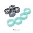 thumbnail image 2 of RCGOFOLLOW Wheel Tires RC Car Racing Wheels Part Wear-resistant Rc Wheel Tires For 1/28 Wltoys K969 Drift Cars RC Upgrade Part Titanium color, 2 of 9