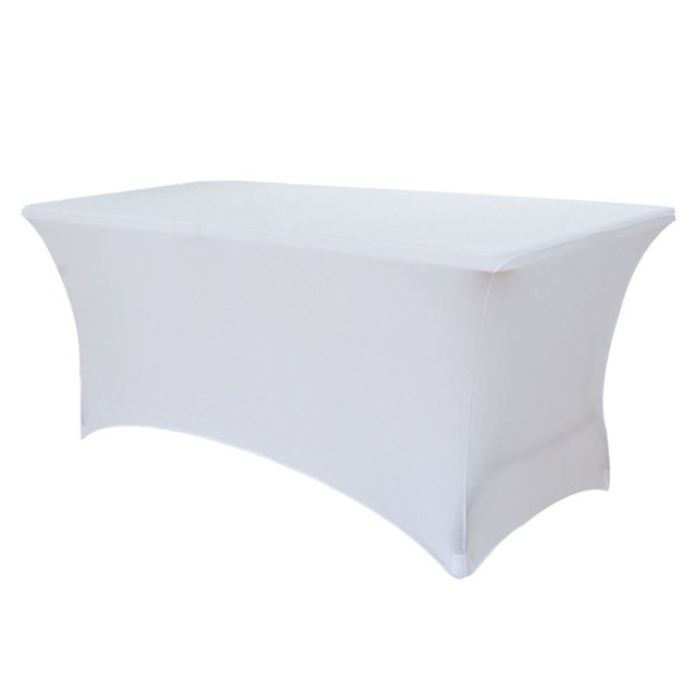 Elastic Tablecloth Decorative Close-fitted Unique Banquet Rectangular Table Cover