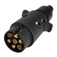 thumbnail image 3 of Trailer Connector, High Conductivity Simple Installation Black Reliable Professional Trailer Plugs  For Trucks For Cars For, 3 of 8