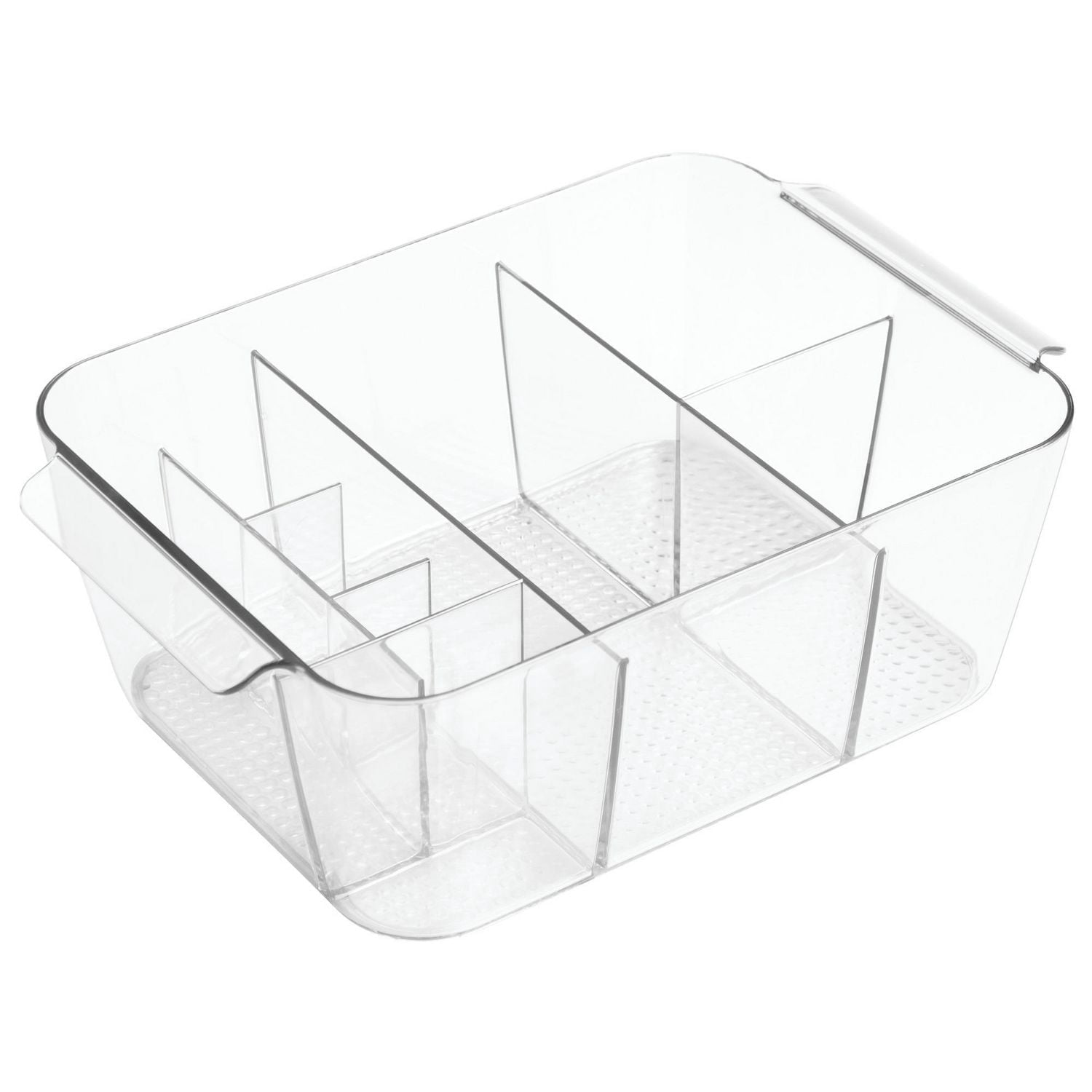 MAINSTAYS Divided Clear Cosmetic Organizer Tote