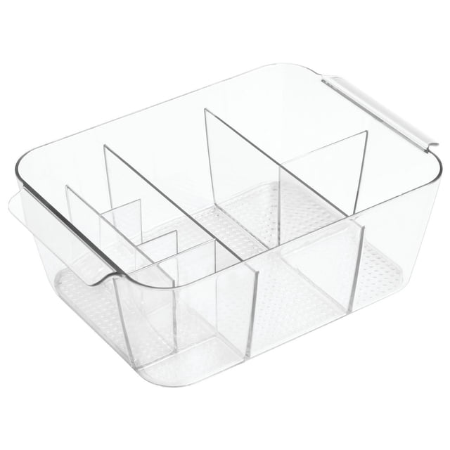 MAINSTAYS Divided Clear Cosmetic Organizer Tote