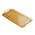 thumbnail image 1 of veasfak Plateau de Service avec Poignée Organisateur de Rangement Table Basse Plateau à Thé Plateau de Meuble-Lavabo Ambre Grand, 1 of 9