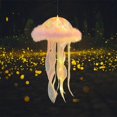 thumbnail image 1 of Feltree DIY Jellyfish Lamp Kit with Light Decorations, Hanging Tentacle Sea Mermaid Theme Party Room Decor, USB Powered Handmade Decorative Night Light, 1 of 8