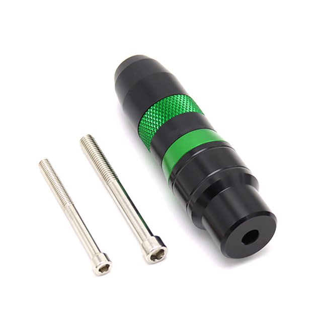 fastboy Motorbikes Anti-Fall Protector Small Anti Crash Caps Wide Application Useful Stainless Steel Shatter-Resistant Motorcycle Titanium Color Green