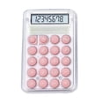 thumbnail image 2 of Matoen12 Mini Portable Calculator for Kids Students, 8-Digit Large Display, Button Battery Operated, Student Specific Standard Calculators, Back to School Supplies, 2.1"x3.3", 1 Pack, Pink, 2 of 9
