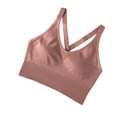 thumbnail image 4 of Yuyuzo Sports for Women Seamless Full Coverage Quick Dry Workout Bra Wireless Crop Tank Tops Undewear, 4 of 7