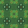 thumbnail image 1 of Ahgly Tapis d'Intérieur Lavable en Machine Carré Vert Émeraude Profond, 4 Pieds Carré, 1 of 7