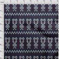 thumbnail image 3 of oneOone Viscose Chiffon Fabric Chevron & Swirl Ikat Print Sewing Fabric BTY 42 Inch Wide, 3 of 4