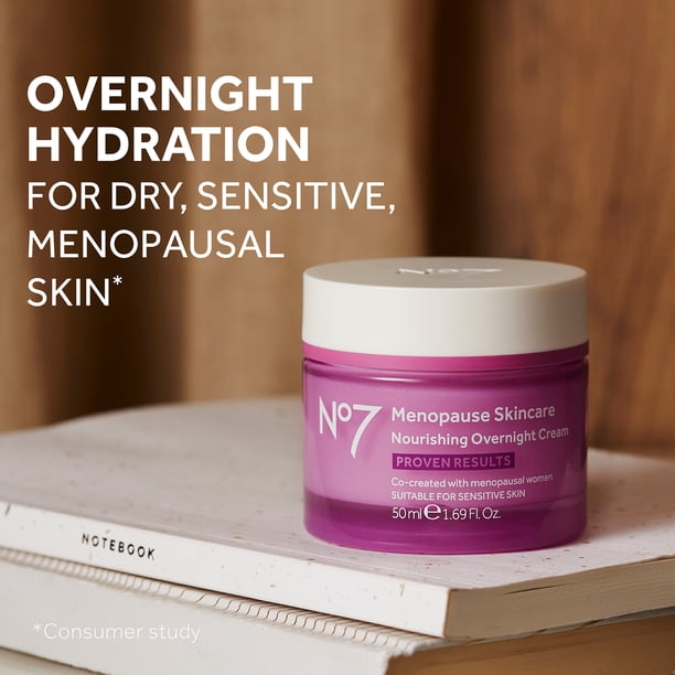 No7 Menopause Skincare Nourishing Overnight Cream with Peptides