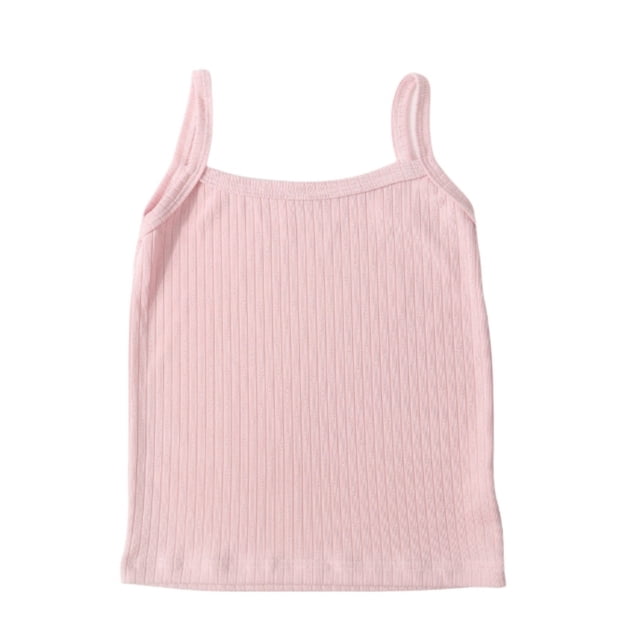 TZEWGL Solid Color Vest Tops For Toddler Sleeveless Summer Beach Top For Toddlers size 2-3T