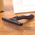 thumbnail image 2 of Pet Grooming Brush for Dogs and Cats Dematting & Deshedding Tool Extra Wide Undercoat Rake Comb Pet Care Accessory for Hair, 2 of 4