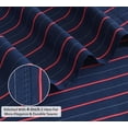 thumbnail image 4 of Ruvanti 100% Cotton Sheets - Crispy Cooling Percale Sheets For Full Size Bed, Breathable & Durable Full Sheet Set, 16 Inches Deep Pocket Bed Sheets, Nautical, 4 Pieces, 4 of 5