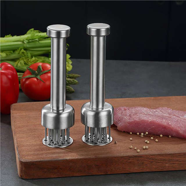 304 Stainless Steel Pine Meat Needle Meat Tenderizer Household Quick-inserting Beef Artifact, Broken Tendon, Meat Steak Kitchen Tool