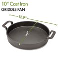 thumbnail image 4 of Plaque de cuisson en fonte de 10 ", 4 of 6