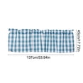 thumbnail image 3 of Aodebiao Blackout Window Valance, 18 Inches Long Kitchen Window Curtains Over Sink Rod Pocket Pattern Valance for Bathroom Bedroom Living Room, 3 of 6