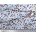 thumbnail image 2 of Soimoi Modal Satin Fabric Insect,Leaves & Flower Floral Print Fabric by The Yard 42 Inch Wide, 2 of 2