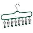 thumbnail image 2 of EGNMCR Closet Organizers and Storage, Organization and Storage, Storage Bins, Stainless Steel Hook Drying Rack With Clips Multifunctional Clothes Drying Rack Suitab Stainless steel clothe drying rack, 2 of 6