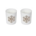 thumbnail image 3 of Bougie Parfumée En Pot Blanc Mat 7 Oz (Flocon De Neige) (Forêt Sacrée) - Lot De 2, 3 of 4