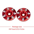 thumbnail image 1 of serony 2 Pieces RC Car Gasket Sturdy Practical Tail Protection Spacer Useful Creative Tail Gaskets Replacement for 1/10 Off-road Car red, 1 of 4