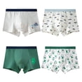 thumbnail image 1 of MIASHUI Boys Cotton Boxer Briefs Comfortable Underwear Cute Cartoon Underpants 4 Pack,170, 1 of 2