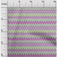 thumbnail image 1 of oneOone Cotton Silk Fabric Chevron Ikat Print Fabric BTY 42 Inch Wide, 1 of 4