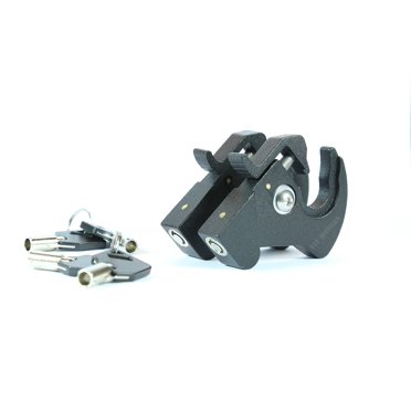 Loquets d'Amarrage Rotatifs avec Serrures pour Barres Droites Harley Davidson Sissy et Porte-Bagages