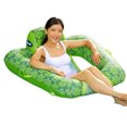 thumbnail image 2 of Aqua Leisure Zero Gravity Inflatable Swimming Pool Lounge Chair Float, Green, 4, 2 of 7